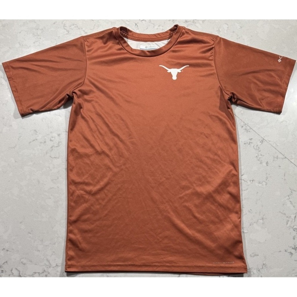 Columbia PFG Terminal Tackle Texas Longhorns T-Shirt Youth XL 18/20 Burnt Orange
